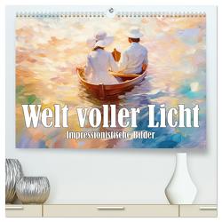 Welt voller Licht Impressionistische Bilder (hochwertiger Premium Wandkalender 2024 DIN A2 quer), Kunstdruck in Hochglanz von Brunner-Klaus,  Liselotte