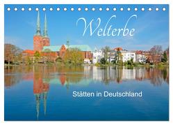 Welterbe – Stätten in Deutschland (Tischkalender 2024 DIN A5 quer), CALVENDO Monatskalender von Kuttig,  Siegfried