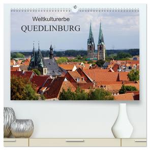 Weltkulturerbe Quedlinburg (hochwertiger Premium Wandkalender 2024 DIN A2 quer), Kunstdruck in Hochglanz von Fröhlich,  Klaus