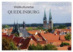 Weltkulturerbe Quedlinburg (Tischkalender 2024 DIN A5 quer), CALVENDO Monatskalender von Fröhlich,  Klaus