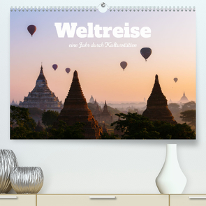 Weltreise – eine Jahr durch Kulturstätten (Premium, hochwertiger DIN A2 Wandkalender 2023, Kunstdruck in Hochglanz) von Colombo,  Matteo