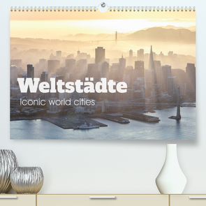 Weltstädte – Iconic world cities (Premium, hochwertiger DIN A2 Wandkalender 2022, Kunstdruck in Hochglanz) von Colombo,  Matteo