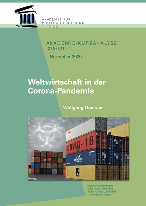 Weltwirtschaft in der Corona-Pandemie von Quaisser,  Wolfgang