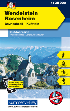 Wendelstein – Rosenheim, Bayrischzell, Kufstein, Nr. 06 Outdoorkarte Deutschland 1:35 000