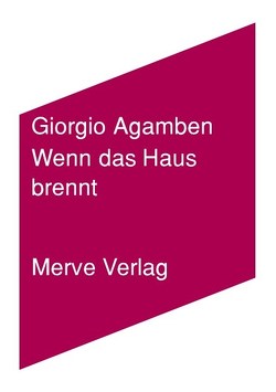 Wenn das Haus brennt von Agamben,  Giorgio, Hiepko,  Andreas