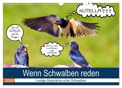 Wenn Schwalben reden (Wandkalender 2024 DIN A3 quer), CALVENDO Monatskalender von P. Frischmuth,  Uwe