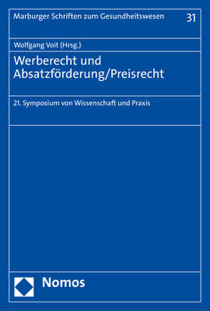 Werberecht und Absatzförderung/Preisrecht von Voit,  Wolfgang