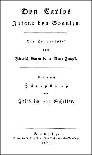 Werke von Fouqué,  Friedrich de la Motte