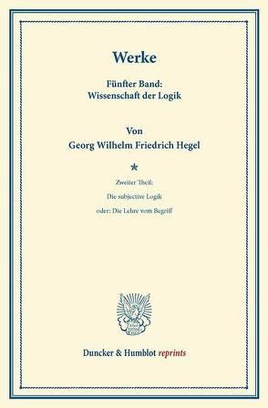 Werke. von Hegel,  Georg Wilhelm Friedrich, Henning,  Leopold von