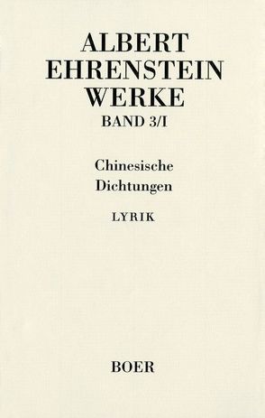 Werke von Ehrenstein,  Albert, Mittelmann,  Hanni