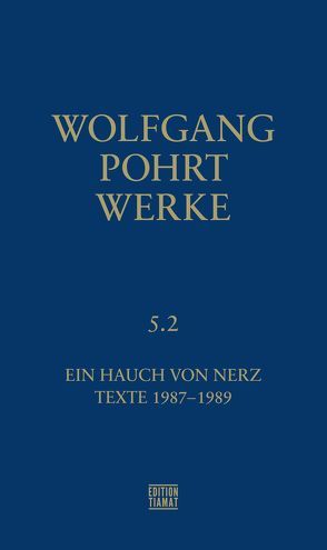 Werke Band 5.2 von Pohrt,  Wolfgang
