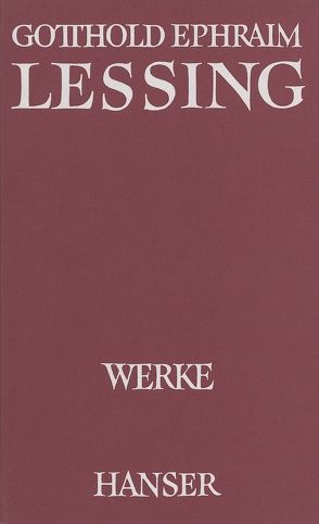Werke Band II von Göpfert,  Herbert G, Hillen,  Gerd, Lessing,  Gotthold Ephraim