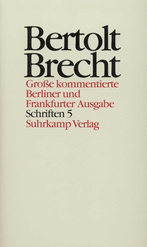 Werke. Große kommentierte Berliner und Frankfurter Ausgabe. 30 Bände (in 32 Teilbänden) und ein Registerband von Brecht,  Bertolt, Conrad,  Marianne, Hecht,  Werner, Knopf,  Jan, Mittenzwei,  Werner, Müller,  Klaus-Detlef