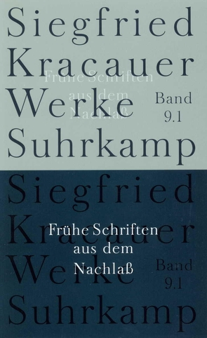 Werke in neun Bänden von Belke,  Ingrid, Biebl,  Sabine, Kracauer,  Siegfried