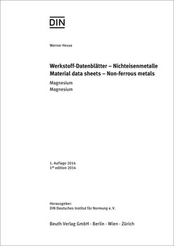 Werkstoff-Datenblätter von Hesse,  Werner