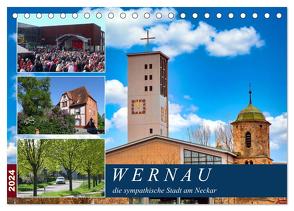 Wernau, die sympathische Stadt am Neckar (Tischkalender 2024 DIN A5 quer), CALVENDO Monatskalender von Huschka,  Klaus-Peter