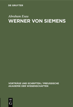 Werner von Siemens von Esau,  Abraham