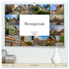 Wernigerode Impressionen (hochwertiger Premium Wandkalender 2024 DIN A2 quer), Kunstdruck in Hochglanz von Meutzner,  Dirk