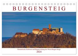 Werra Burgen Steig (Tischkalender 2024 DIN A5 quer), CALVENDO Monatskalender von Brack,  Roland