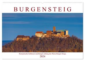 Werra Burgen Steig (Wandkalender 2024 DIN A2 quer), CALVENDO Monatskalender von Brack,  Roland