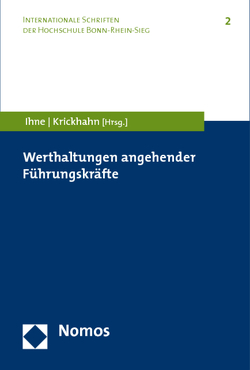 Werthaltungen angehender Führungskräfte von Ihne,  Hartmut, Krickhahn,  Thomas