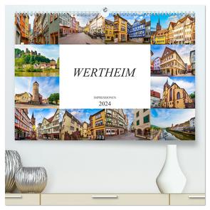 Wertheim Impressionen (hochwertiger Premium Wandkalender 2024 DIN A2 quer), Kunstdruck in Hochglanz von Meutzner,  Dirk