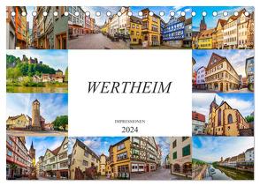 Wertheim Impressionen (Tischkalender 2024 DIN A5 quer), CALVENDO Monatskalender von Meutzner,  Dirk