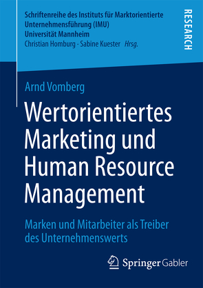 Wertorientiertes Marketing und Human Resource Management von Vomberg,  Arnd