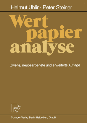Wertpapieranalyse von Steiner,  Peter, Uhlir,  Helmut