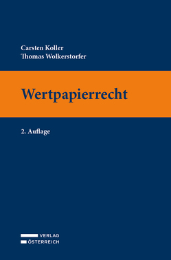 Wertpapierrecht von Koller,  Carsten, Wolkerstorfer,  Thomas