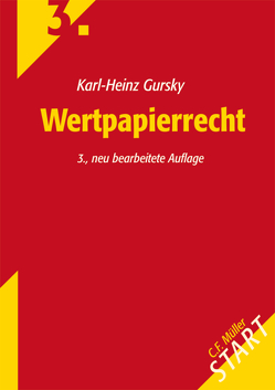 Wertpapierrecht von Gursky,  Karl-Heinz