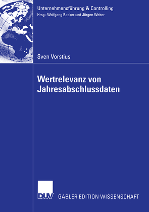 Wertrelevanz von Jahresabschlussdaten von Vorstius,  Sven