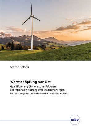 Wertschöpfung vor Ort – Quantifizierung ökonomischer Faktoren der regionalen Nutzung erneuerbarer Energien von Salecki,  Steven