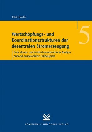 Wertschöpfungs- und Koordinationsstrukturen der dezentralen Stromerzeugung von Brocke,  Tobias