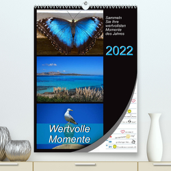 Wertvolle Momente – Sammeln Sie Ihre wertvollsten Momente (Premium, hochwertiger DIN A2 Wandkalender 2022, Kunstdruck in Hochglanz) von Mowaru