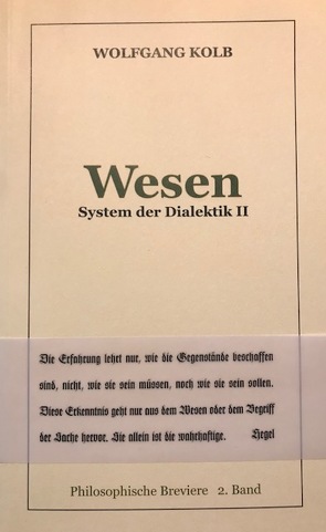 Wesen + Supplementband von Kolb,  Wolfgang