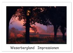 Weserbergland Impressionen (Wandkalender 2024 DIN A2 quer), CALVENDO Monatskalender von Fietzek,  Thomas