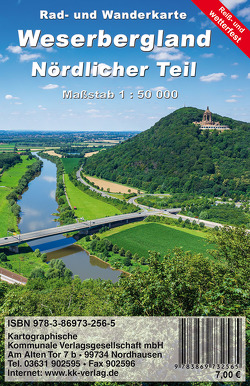 Weserbergland Nördlicher Teil von KKV Kartographische Kommunale Verlagsgesellschaft mbH