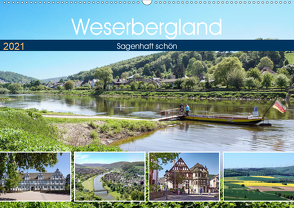 Weserbergland – sagenhaft schön (Wandkalender 2021 DIN A2 quer) von Becker,  Thomas
