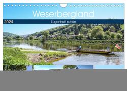 Weserbergland – sagenhaft schön (Wandkalender 2024 DIN A4 quer), CALVENDO Monatskalender von Becker,  Thomas