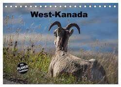 West-Kanada (Tischkalender 2024 DIN A5 quer), CALVENDO Monatskalender von Bort,  Gundis