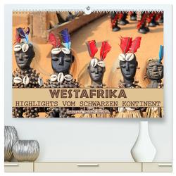 Westafrika, Highlights vom schwarzen Kontinent (hochwertiger Premium Wandkalender 2024 DIN A2 quer), Kunstdruck in Hochglanz von Gerner-Haudum,  Gabriele