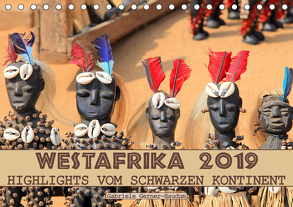 Westafrika, Highlights vom schwarzen Kontinent (Tischkalender 2019 DIN A5 quer) von Gerner-Haudum,  Gabriele