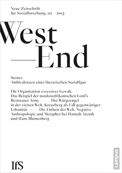 WestEnd 2015/2: Stoner – Ambivalenzen einer literarischen Sozialfigur von Institut für Sozialforschung,  Frankfurt am Main