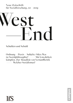 WestEnd 2/2019: Schulden und Schuld von Institut für Sozialforschung,  Frankfurt am Main