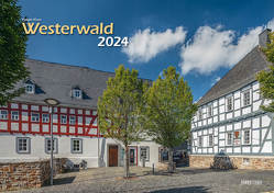 Westerwald 2024 Bildkalender A3 quer, spiralgebunden von Klaes,  Holger