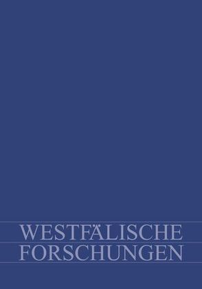 Westfälische Forschungen. Zeitschrift des Westfälischen Instituts… von Westfälisches Institut für Regionalgeschichte