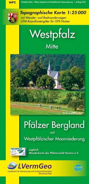 Westpfalz-Mitte, Pfälzer Bergland mit Westpfälzischer Moorniederung von Landesamt für Vermessung und Geobasisinformation Rheinland-Pfalz