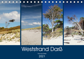Weststrand Darß (Tischkalender 2021 DIN A5 quer) von Deter,  Thomas