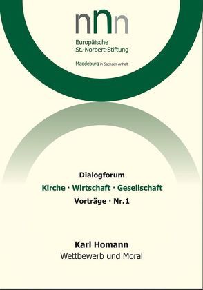 Wettbewerb und Moral von Homann,  Karl